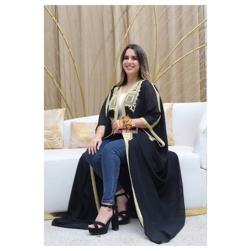 Abaya pour femmes mousseline Taille standard