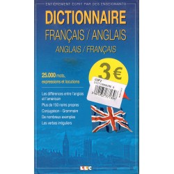 Dictionnaire de poche français anglais - anglais français 25000 mots