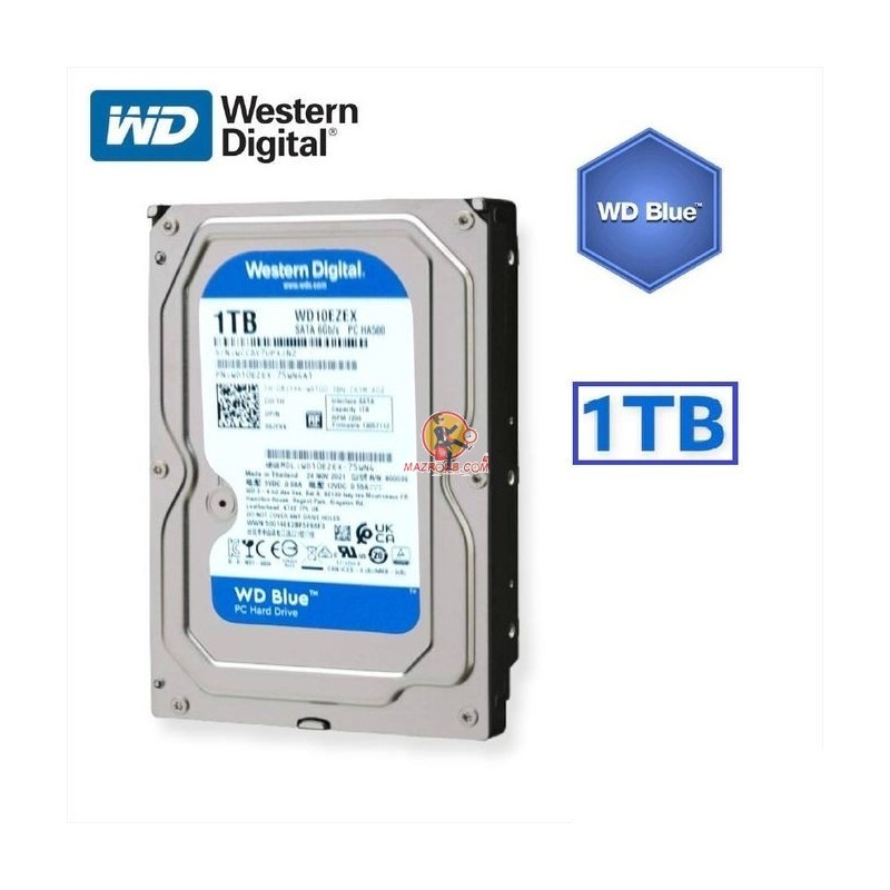 Disque dur interne 1 To Western Digital WD10EZEX SATA 6Gb/s