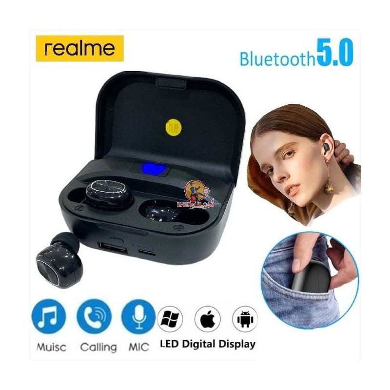 Realme Écouteurs Bluetooth - Avec Empreinte - Sans Fil