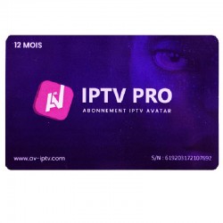 Avatar IPTV Pro Abonnement 12 Mois