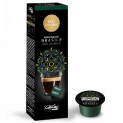 Paquet de 10 capsules à café caffitaly brasil alta mogiana + 2 filtres