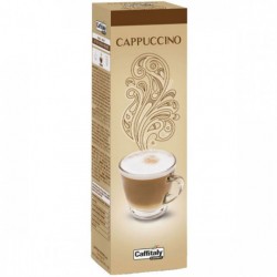 Paquet de 10 capsules à café caffitaly cappuccino + 2 filtres