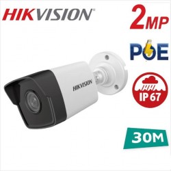 Hikvision Caméra Surveillance Tube IP POE - 2MP - 30M