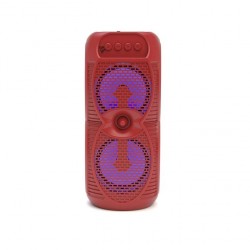ZQS Speaker Bluetooth 4231 -Effet LED clignotant - rouge