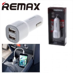Remax Chargeur Allume Cigare de voiture - 2 ports - 2.1A
