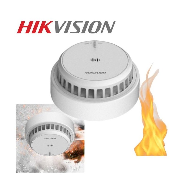 Hikvision Détecteur De Fumée - Hybride - sans fil