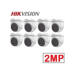 Hikvision Pack 8 Caméra surveillance HD - 2MP