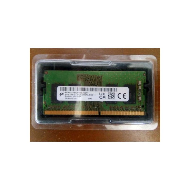 Barette de mémoire MICRON 4GO DDR4 3200A pc portable