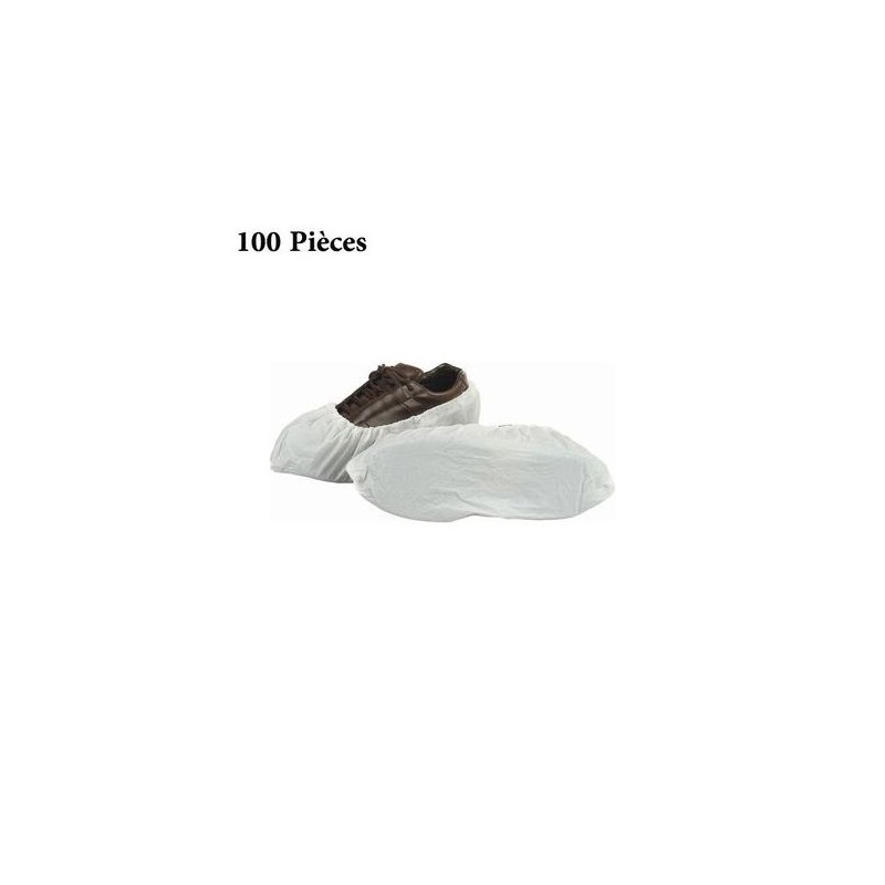 Lot de 100 pièces - Couvre chaussures -Blanc