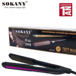 Sokany Lisseur cheveux - Avec Plaque En Céramique - 1 an Garantie