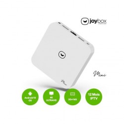 Joybox Récepteur - Mini Box - Android - 4K - 2G + 16G - Blanc