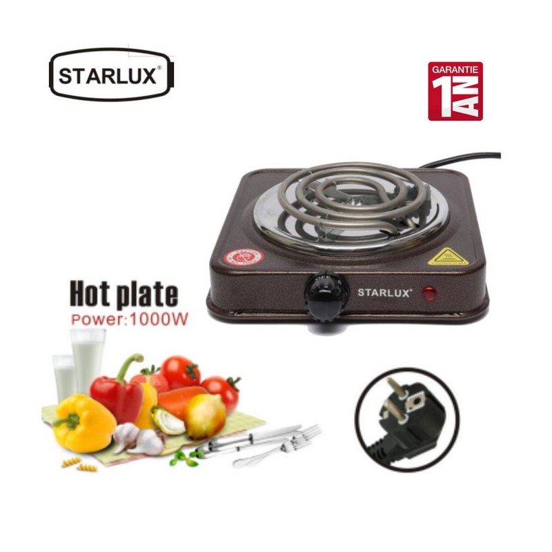Starlux Plaque Chauffante - Poêle électrique De Table