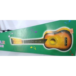 Guitare acoustique folk 45 cm, 6 cordes métalliques, enfant jouet