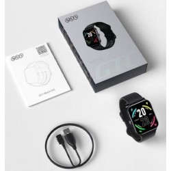 Montre Connectée QCY smartwatch noir