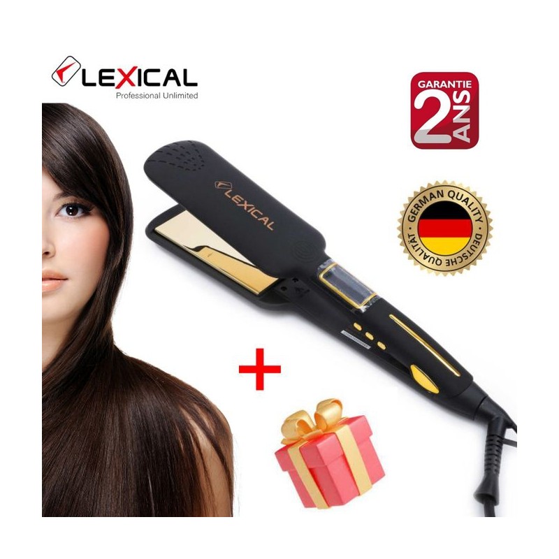 LEXICAL Fer à Lisse Cheveux Plaque En Céramique1280F- Avec Cadeaux-2 ans Garantie