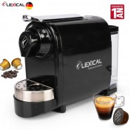 LEXICAL Machine à café à Tout les capsule 20 BAR -Noir - Multifonction - LEM-0610-1400W
