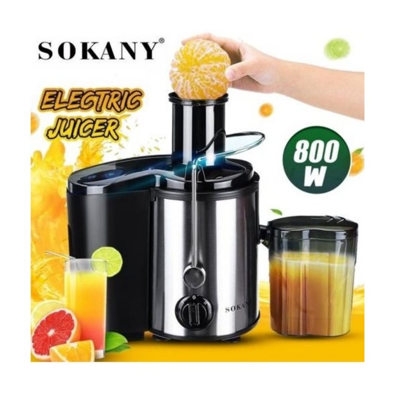 Sokany Extracteur De Tout type de Jus - SK-4000 - 800W- 1 ans garantie
