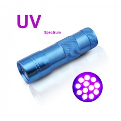 LED lampe de poche UV spectrum