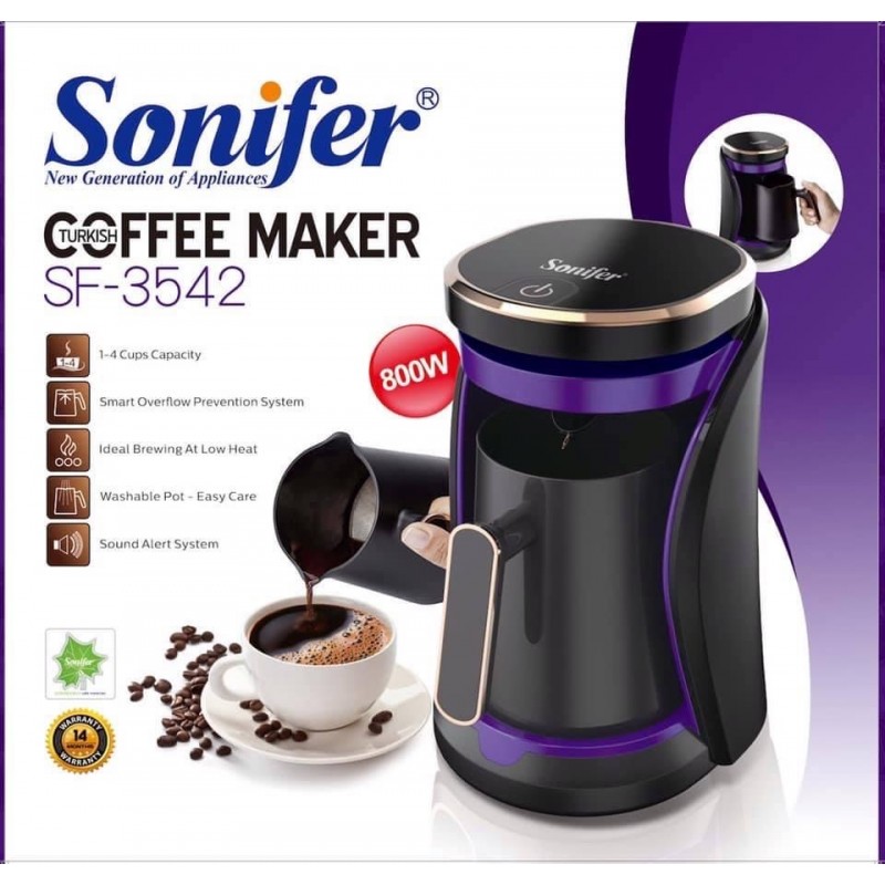 Automatic Turkish Coffee Maker 220V Sonifer