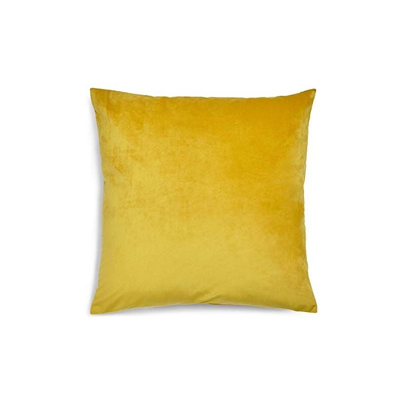 Coussin décoratif jaune 45/45