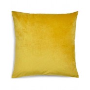 Coussin décoratif jaune 45/45