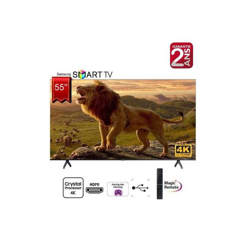 Samsung Smart 4K TV UHD - 55" - Serie 7 - Garantie 2 Ans