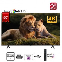 Samsung Téléviseur 50" - CU7000 Crystal UHD 4K Smart TV - Noir - Garantie 2 ans