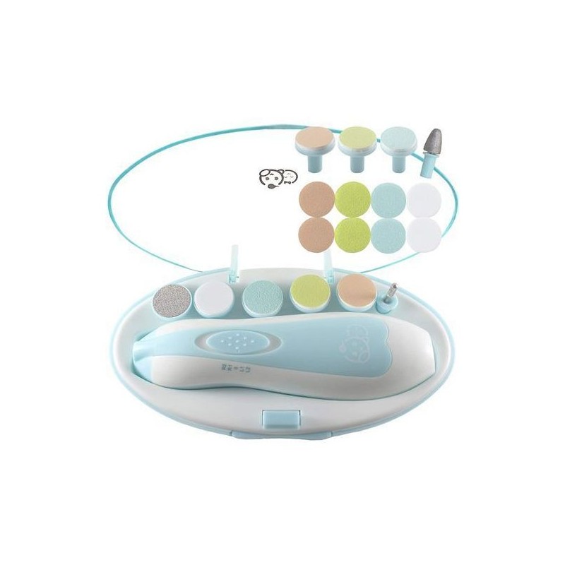 Coupe-linge pour bébé, lime à ongles électrique avec lumière