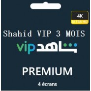 Shahid VIP 3 MOIS Ultra HD 4 profiles - 60DT