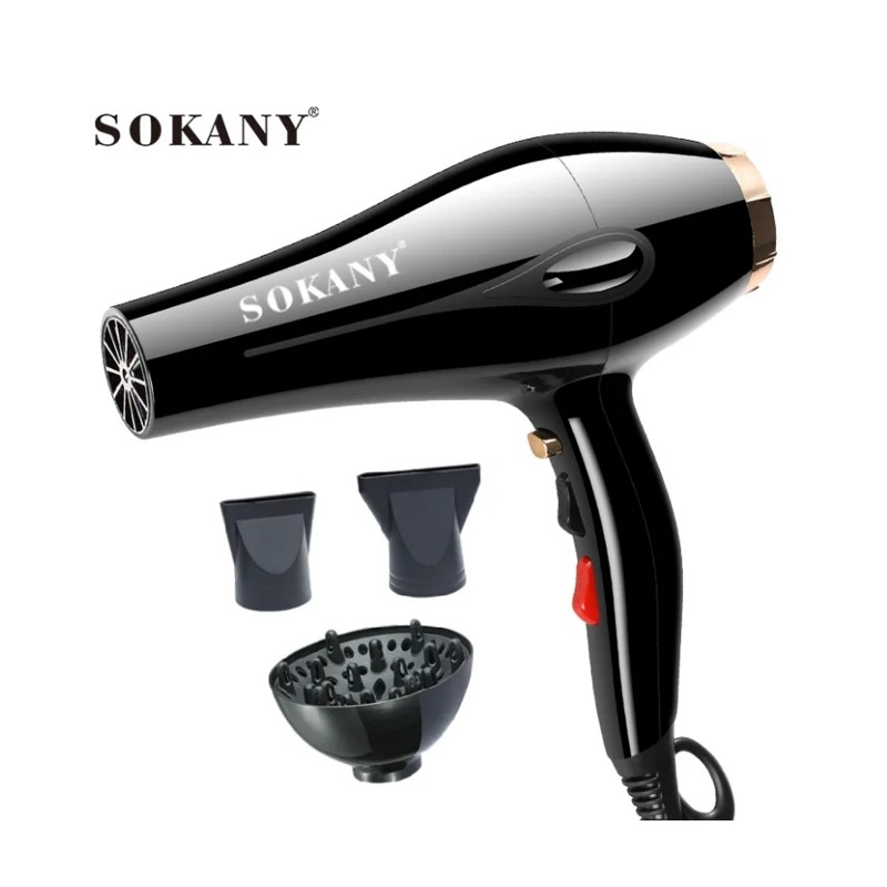 Sokany Sèche-cheveux à air chaud et froid 3 en 1 SK-2213