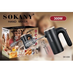 Sokany SK-936 Batteur à main 300W Noir