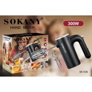 Sokany SK-936 Batteur à main 300W Noir