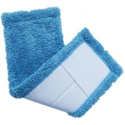 Frange en microfibre pour le nettoyage des sols, sèche humide,bleu