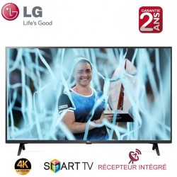 LG Téléviseur 43" - Récepteur intégré - 4K Smart - Garantie 2 ans