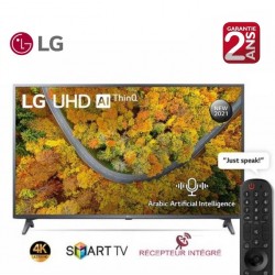 LG Téléviseur 50" UHD 4K Smart + Récepteur Intégré -Garantie 2 ans