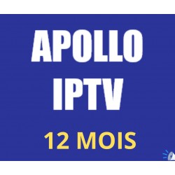 APOLLO IPTV ABONNEMENT 12 MOIS