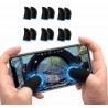 Everstro 6 pair (12 pc) Mobile jeu doigt gants pour Gamer - Noir