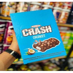 CRASH Une boîte de biscuits contenant 24 pièces de deux saveurs différentes