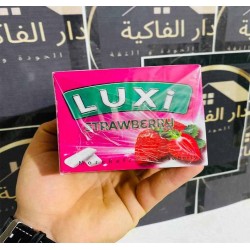 Chewing gum luxi Contient 20 boîtes aromatisées à la fraise