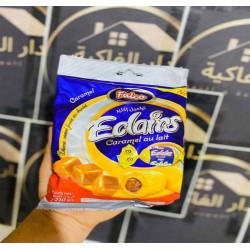 Falco Eclairs Caramel Toffee Candy Bag, Farcis à la crème 210GR caramel