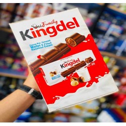 Kingdel Gaufrette recouverte de cacao pro déposée crème de noisettes