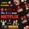 Netflix Premium 4K UHD 5 profiles 80 jours