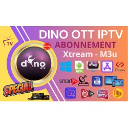 DINO OTT ABONNEMENT IPTV 12 MOIS