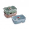 boîte à déjeuner Lunch Box multicolore Tingli plastique