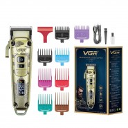 VGR Tondeuse à cheveux avec boîtier en métal de qualité supérieure,LED