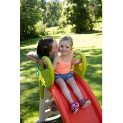 Outdoor Swing en plastique de jeu pour enfants avec toboggan deux dimensions