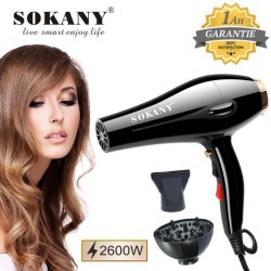 Sèche-cheveux professionnel avec concentrateur & diffuseur 2600W - garantie 1 an