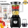 Mixeur - 2en1 - Blender et moulin a epice - 500W - Noir - Garantie 1an