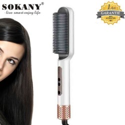 Brosse Lissante Chauffante Professional En Céramique 950F SK-1008  - Garantie 1 An